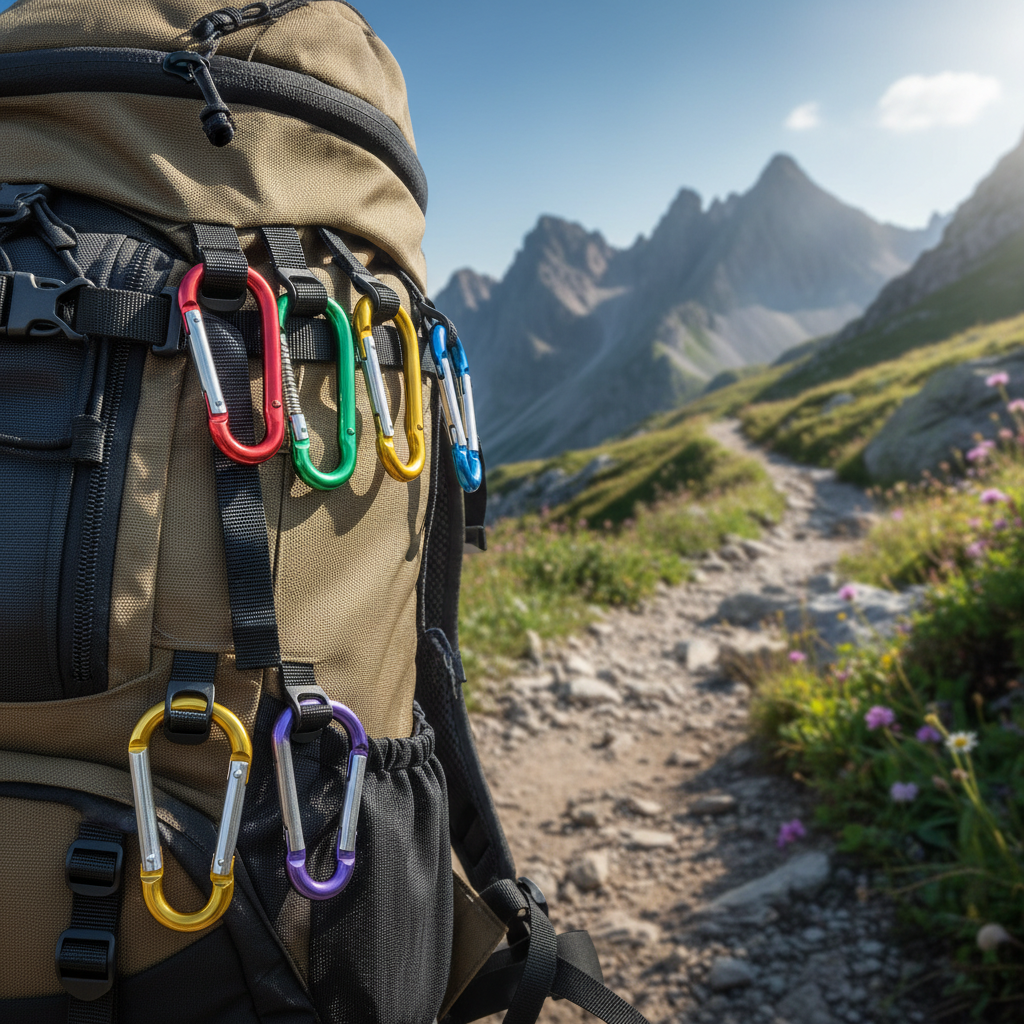 Carabiner Clip Set for Hiking