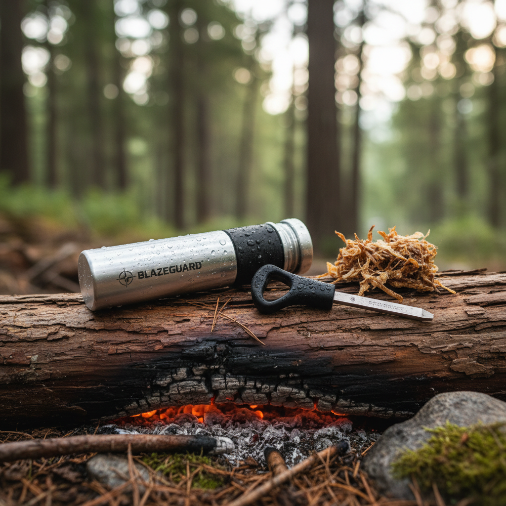 Waterproof Fire Starter Kit for Hiking